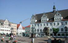 Marktplatz Wittenberg mit Luther-Denkmal | Foto: Pressestelle TF