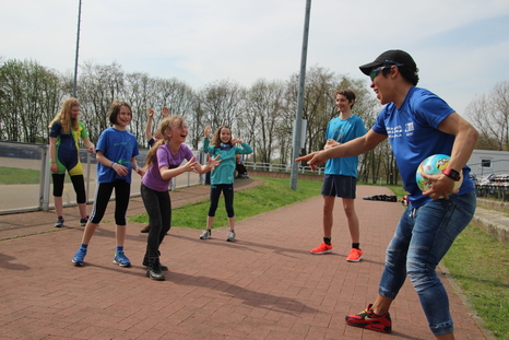 Auch Spaß und Spiel gehören zum Training dazu. | Foto: Landkreis Teltow-Fläming