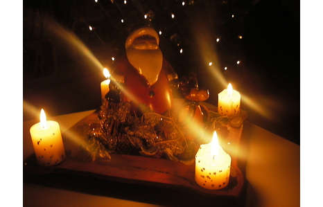 Foto: Kerzen zum 4. Advent