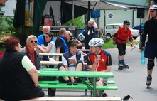 open air restaurant at Kolzenburg | Foto: Pressestelle TF