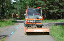 Straßenkehrmaschine | Foto: Pressestelle TF