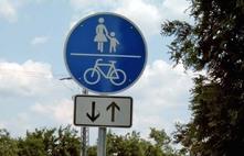Rad- und Fußweg, Gegenverkehr | Foto: Pressestelle TF