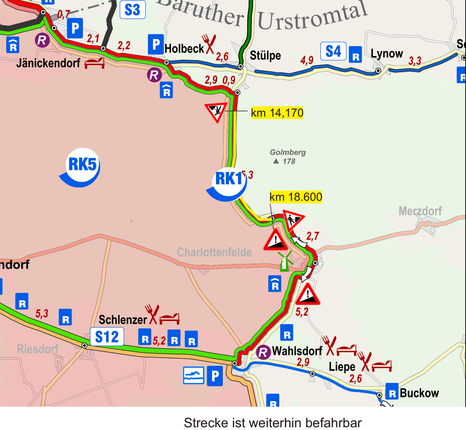 Baustrecke RK1 | Foto: Landkreis Teltow-Fläming